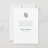 モダンメリー結婚した結婚発表 サンキューカード (裏面)