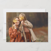 モダンメリー9数々の Collage写真 シーズンカード (裏面)