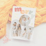 モダンメリーArch Christmas Holiday Photo Collage 箔シーズンカード<br><div class="desc">与えバラのカードは金ゴールドや銀やの金ゴールドの箔と共に実在touchの輝きを放つ！このエレガント仕上げは、あなたのカードを次のレベルに上げるに決まっている。クリスマスモダンの休日の写真カーメリードは、おもしろいのための重ねはっきりした合わせタイポグラフィで単語を取り上げてよくはしゃぐいる。正面にはアーチカスタム、円、長方形の3枚の写真が入っている。あなたのカスタム挨拶、家族の名前、年は、すべて箔で印刷さ実在れている。配色は、パステルレッド、オレンジ、イエロー、グリーンの明るく明るいミックス。カードの背面には、4番目の写真、あいさつパーソナライズされた文、および宇宙メッセージが含まカスタムれている。明るい素晴らしとカラフルのモダン休日の写真カードを探している家族のために。アイテムの調整のためにこのページにリンクされたコレクションを表示するか、私たちの店を参照してより多くのフォイルのクリスマスフォトカード。</div>