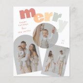 モダンメリーArch Christmas Photo Collage Budget (正面)