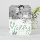 モダンメリーBeres Holiday Photo Card シーズンカード (スタンド正面)