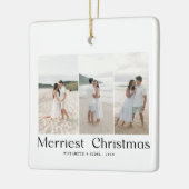 モダンメリーChristmas Coolesの写真 セラミックオーナメント (左)