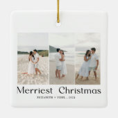 モダンメリーChristmas Coolesの写真 セラミックオーナメント (裏面)