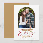 モダンメリーEverything Arch Holiday Photo (正面/裏面)