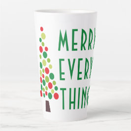 モダンメリーEverything Holiday Tree カフェラテマグ