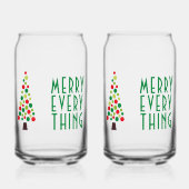 モダンメリーEverything Holiday Tree ガラス缶 (正面)