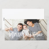 モダンメリーHoliday Photo Card シーズンカード (正面/裏面)