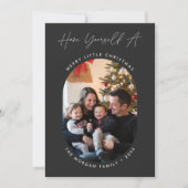 モダンメリーLittle Christmas Capsule Photo シーズンカード (正面)