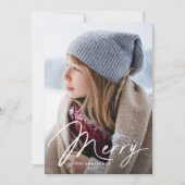 モダンメリーSignature Script Red Photo シーズンカード (正面)