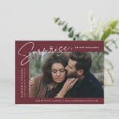 モダンメルロサプライズ婚約 案内状 (スタンド正面)