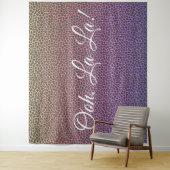 モダンモザイクアニマルプリントレインボー タペストリー (インサイチュ)