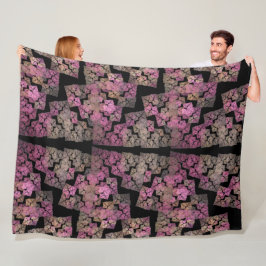 モダンモザイク – フラクタルアート フリースブランケット