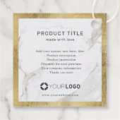 モダンモダン大理石感謝していKKYou フェイバータグ (裏面)