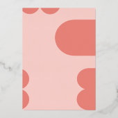 モダンモダンArch Photo Gradation Party 箔招待状 (裏面)