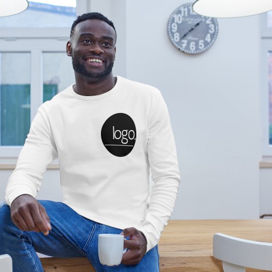 モダンモノクロビジネスブランド統一ロゴ名 Tシャツ