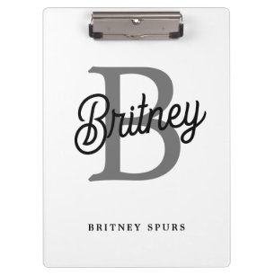 モダンモノグエレガントラム名ブラックグレースクリプト クリップボード