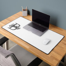 モダンモノグエレガントラム名ブラックグレースクリプト