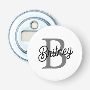 モダンモノグエレガントラム名ブラックグレースクリプト 栓抜き