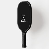 モダンモノグラシンプルム名カスタム ピックルボールラケット (左)