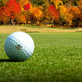 モダンモノグラムのイニシャル ゴルフボール