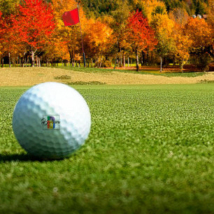 モダンモノグラムのイニシャル ゴルフボール