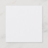 モダンモノグラムのトレンディーエレガント平野 スクエア名刺 (裏面)