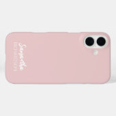 モダンモノグラムスクリプト名iPhone 16 Plusケース Case-Mate iPhoneケース (裏面 (横))