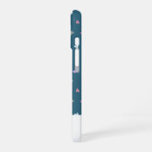 モダンモノグラムハートiPhoneケース iPhone 16ケース (左側面)