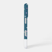 モダンモノグラムハートiPhoneケース iPhone 16ケース (右側面)
