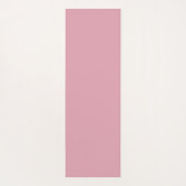 モダンモノグラム名ミニマルPink ヨガマット (裏面)