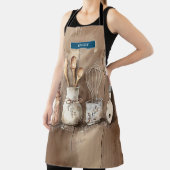 モダンモノグラム素朴調理器具 エプロン (インサイチュ)