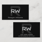 モダンモノグラム コーリングカード (正面/裏面)