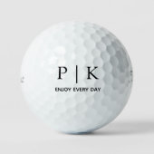 モダンモノグラム タイトルリスト 2023 Pro V1 ゴルフボール (正面)