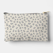 モダンユキヒョウパーソナライズされた アクセサリーポーチ (裏面)