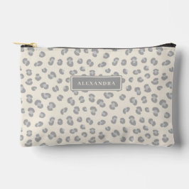 モダンユキヒョウパーソナライズされた アクセサリーポーチ