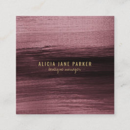 モダンユニークエレガント抽象芸術 スクエア名刺