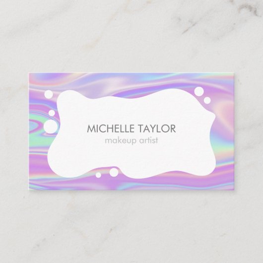 モダンユニークトレンディー自筆模倣作家 名刺 (正面)