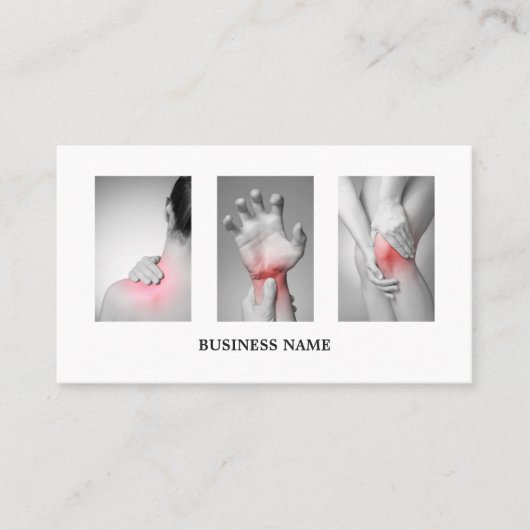 モダンユニーク医 名刺 (正面)