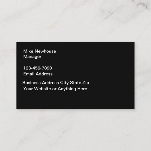 モダンユニーク建築 名刺 (裏面)