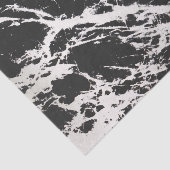 モダンユニーク白黒大理石模様 薄葉紙 (詳細)