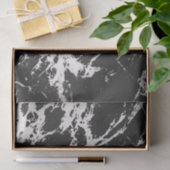 モダンユニーク白黒大理石模様 薄葉紙 (ギフト)