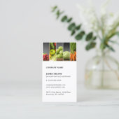 モダンユニーク野菜パーソナルシェフ栄養士 名刺 (スタンド正面)