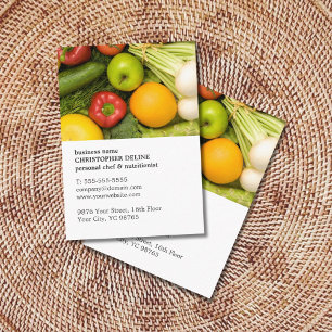 モダンユニーク野菜パーソナルシェフ栄養士 名刺