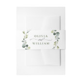 モダンユーカリリースフレ結婚ームズボホ 招待状ベリーバンド (正面例)