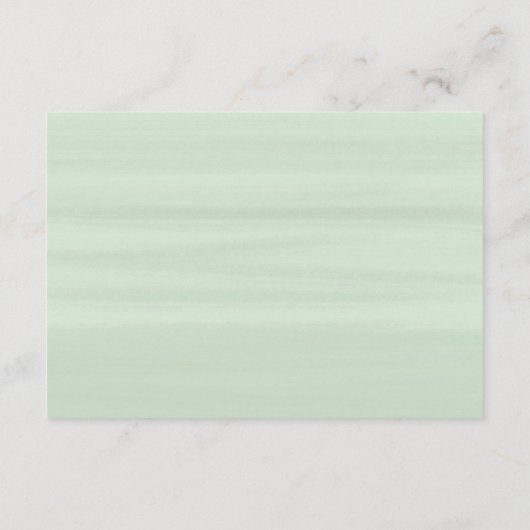 モダンユーカリ幾何結婚フレーム詳細 エンクロージャーカード (裏面)