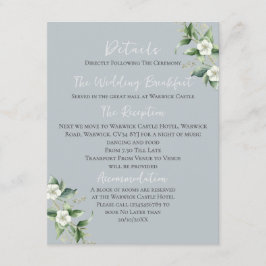 ~モダンユーカリ結婚詳細 エンクロージャーカード