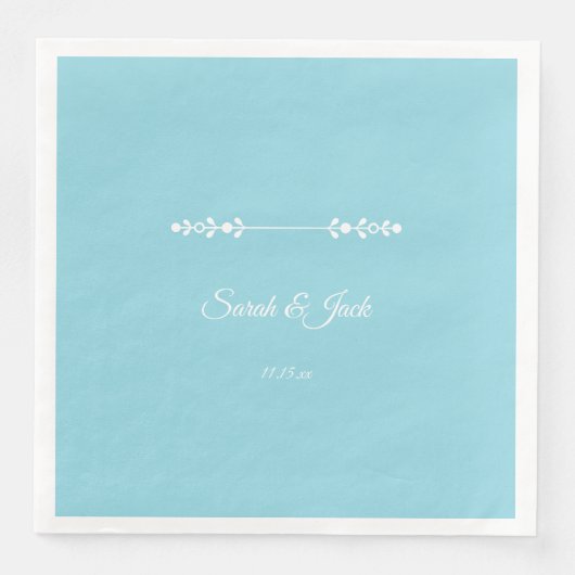 モダンライトブルーとホワ結婚イト (正面)