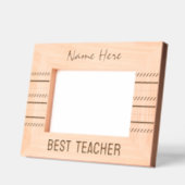 モダンラインアート最高の先生 レーザー彫刻フレーム (左)