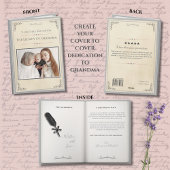 モダンラグジュアリーな祖母の絵本　母の日 カード