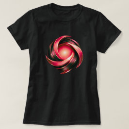 モダンラグジュアリーアブストラクトのInterwoven Arcエンブレムグラフィック Tシャツ